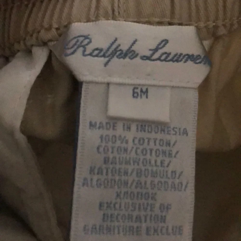 Ralph Lauren Baby Boy Khaki Pants